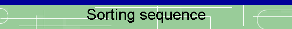 Sorting sequence